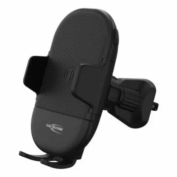 ANSMANN WiLine 15 juhtmeta auto laadija hoidik - 15W Qi kiirlaadimine, automaatne kinnitus, 360° pöörlemine, must