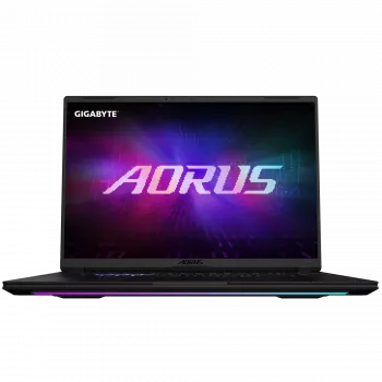 Gigabyte AORUS MASTER 16 6XJM4EEE64SP 16-tolline QHD+ mängusülearvuti, AMD Ryzen 9 9955HX3D, 64GB DDR5, 2TB NVMe SSD, NVIDIA GeForce RTX 5070 Ti, Windows 11 Home, ingliskeelne klaviatuur, 2-aastane garantii, must