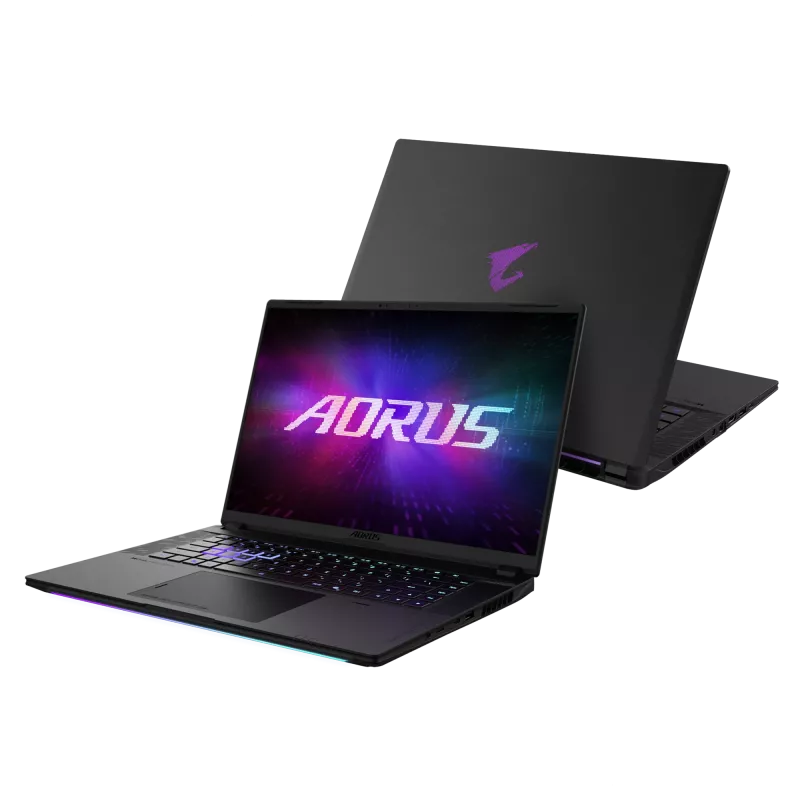 Gigabyte AORUS MASTER 16 6XJM4EEE64SP 16-tolline QHD+ mängusülearvuti, AMD Ryzen 9 9955HX3D, 64GB DDR5, 2TB NVMe SSD, NVIDIA GeForce RTX 5070 Ti, Windows 11 Home, ingliskeelne klaviatuur, 2-aastane garantii, must