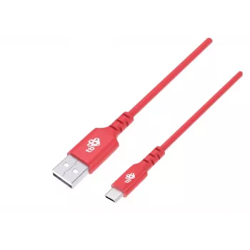 TB USB-C to USB-C kaabel 1m punane 100W PD kiirlaadimine ja andmesünkroonimine