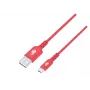 TB USB-C to USB-C kaabel 1m punane 100W PD kiirlaadimine ja andmesünkroonimine