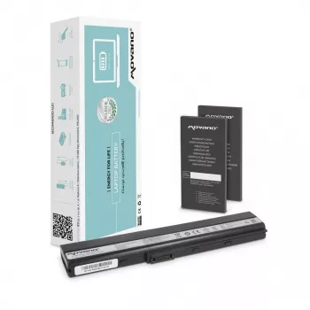 MOVANO Aku A32-K52 Asus A52 A52F K52 K52F K52J jaoks - 4400 mAh (48 Wh)