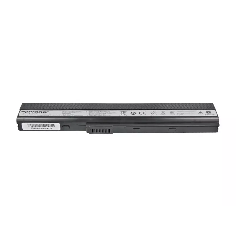MOVANO Aku A32-K52 Asus A52 A52F K52 K52F K52J jaoks - 4400 mAh (48 Wh)