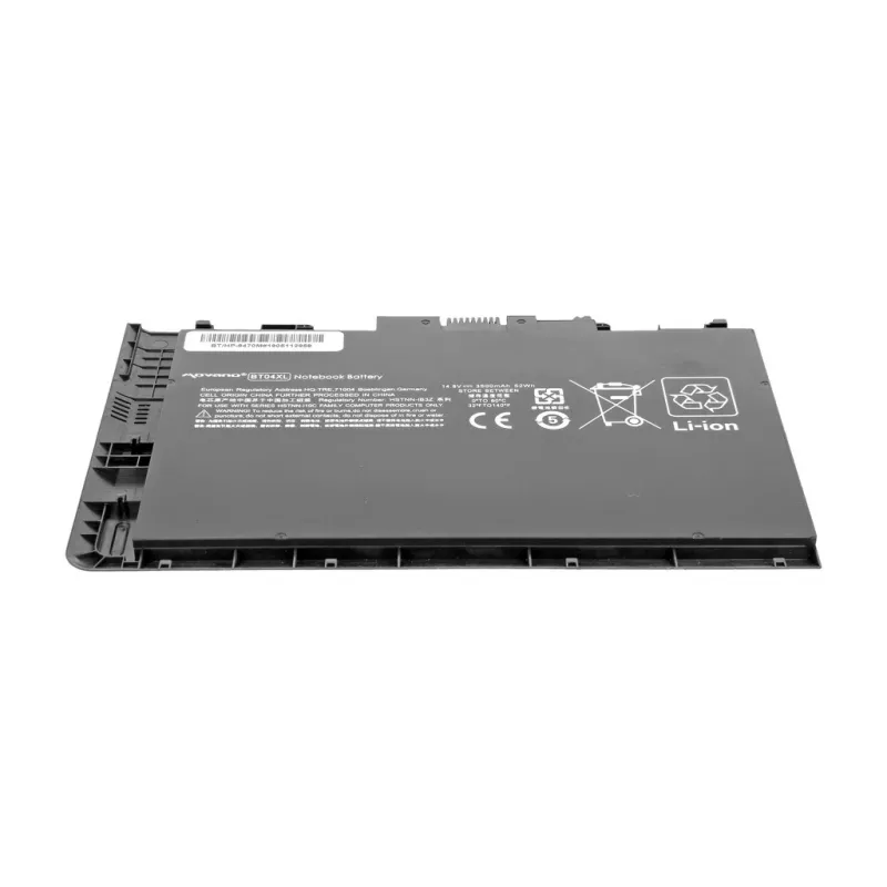 MOVANO Aku BT04XL HP EliteBook Folio 9470m 9480m jaoks - 3500 mAh (52 Wh)