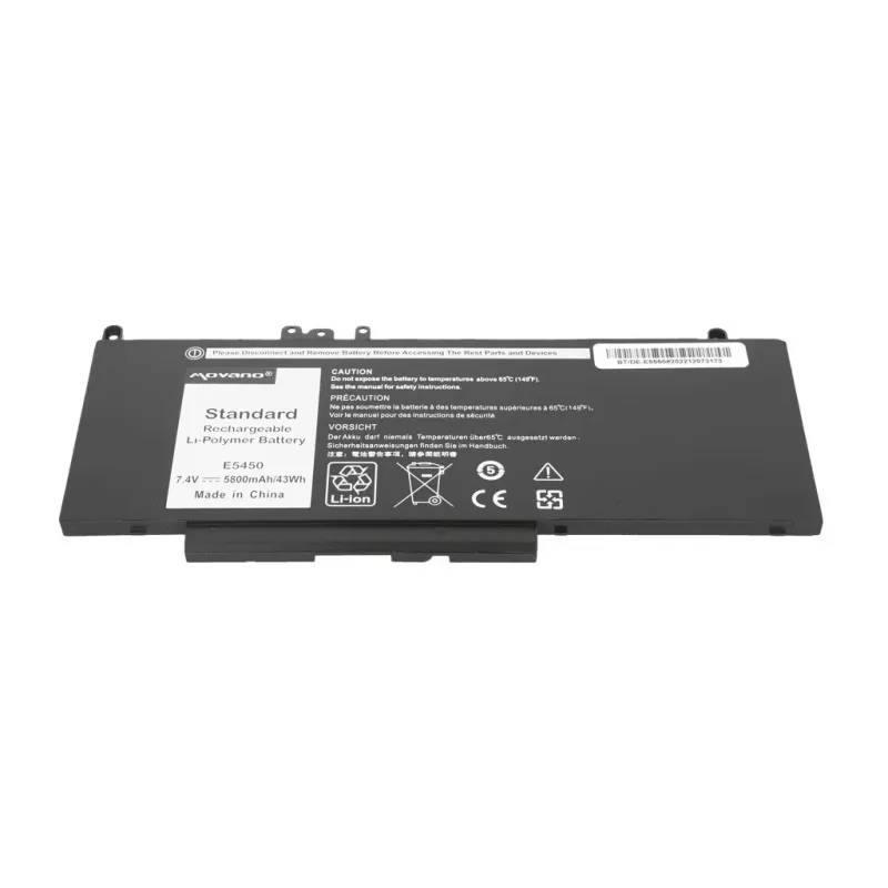 MOVANO Aku G5M10 WYJC2 8V5GX Dell E5450 E5550 jaoks 7,4 V - 5800 mAh (43 Wh)