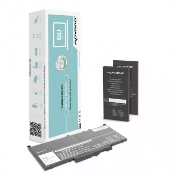 MOVANO Aku J60J5 GG4FM MC34Y Dell E7270 E7470 jaoks - 7200 mAh (55 Wh)