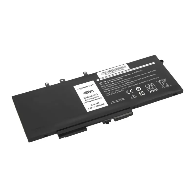 MOVANO Aku GJKNX Dell Latitude 5280 5480 5490 5590 jaoks - 6000 mAh (46 Wh)