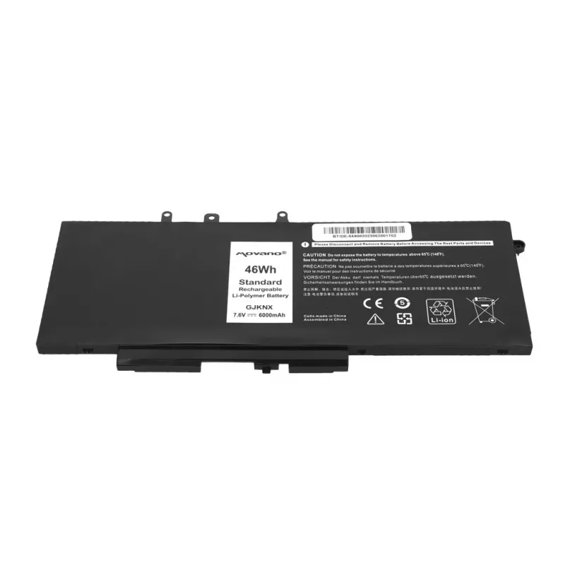 MOVANO Aku GJKNX Dell Latitude 5280 5480 5490 5590 jaoks - 6000 mAh (46 Wh)