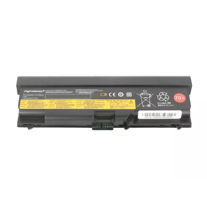 MOVANO Aku Lenovo ThinkPad L530 T430 T530 jaoks - 6600 mAh (71 Wh)