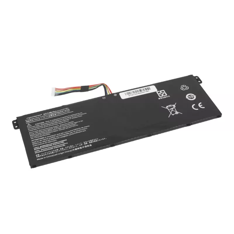 MITSU Aku AC14B13J AC14B18J Acer Aspire ES1 V3 jaoks - 3600 mAh (41 Wh)