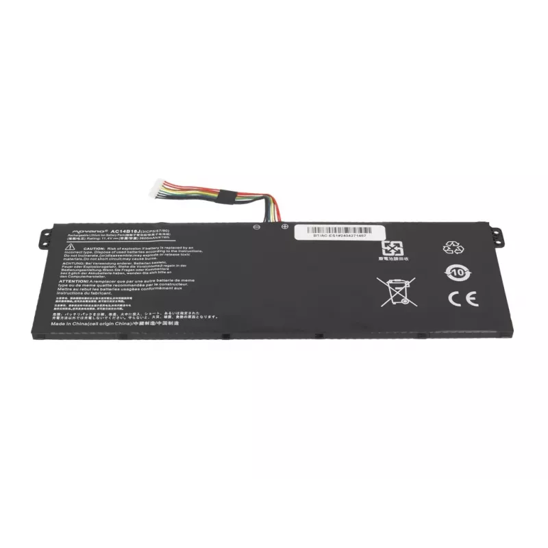 MITSU Aku AC14B13J AC14B18J Acer Aspire ES1 V3 jaoks - 3600 mAh (41 Wh)