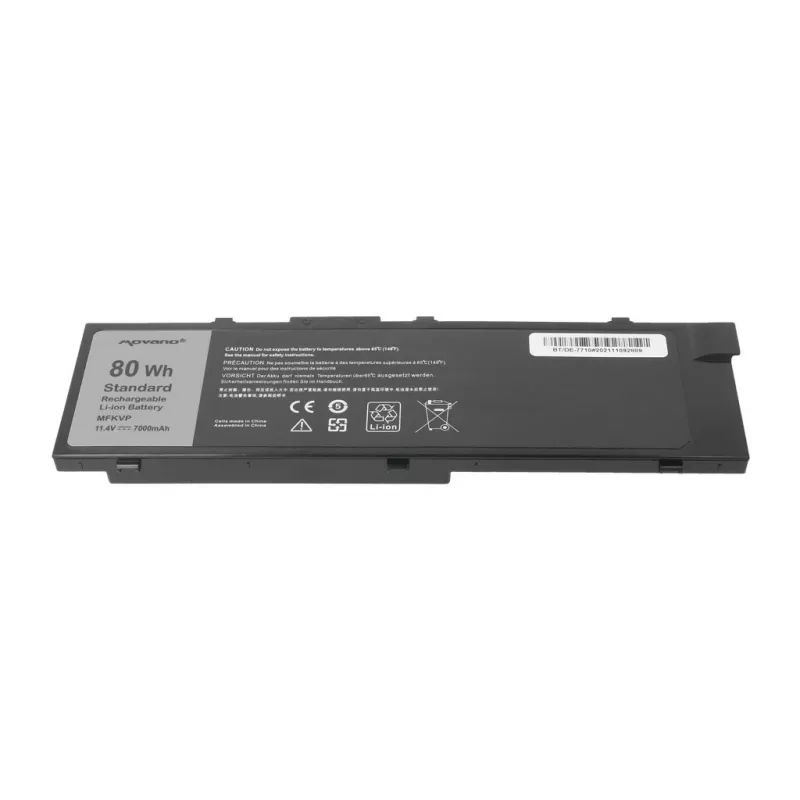 MOVANO Aku MFKVP Dell Precision 15 7510 17 7710 jaoks - 7000 mAh (80 Wh)