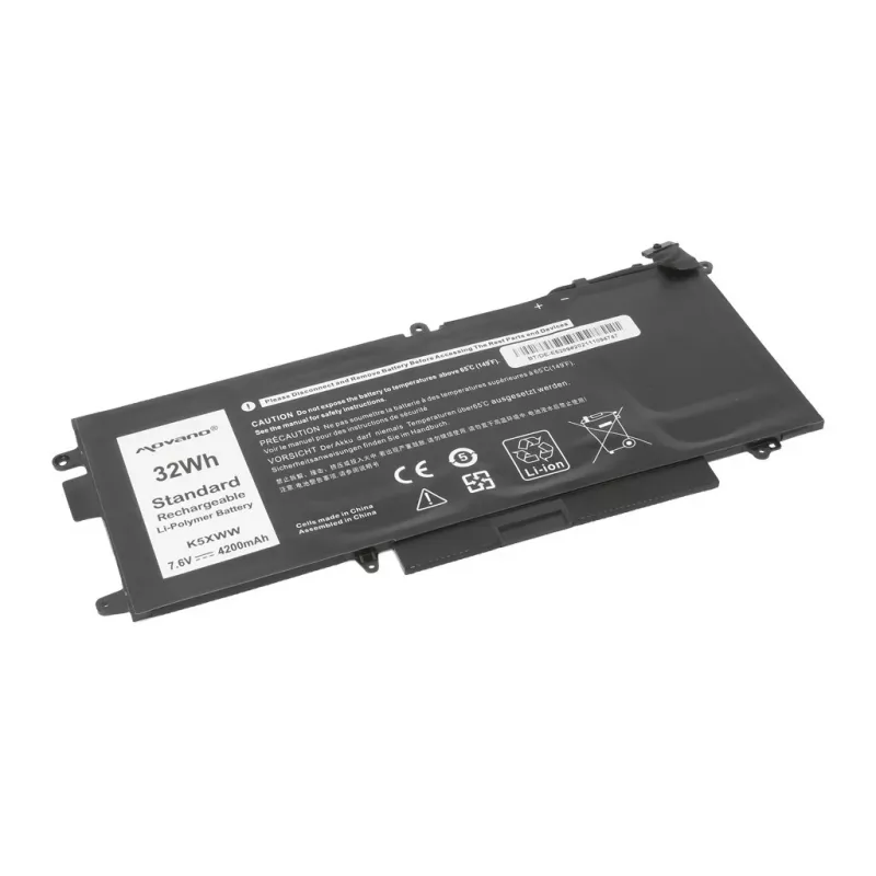 MOVANO Aku K5XWW Dell Latitude 5289 7390 2-in-1 jaoks - 4200 mAh (32 Wh)