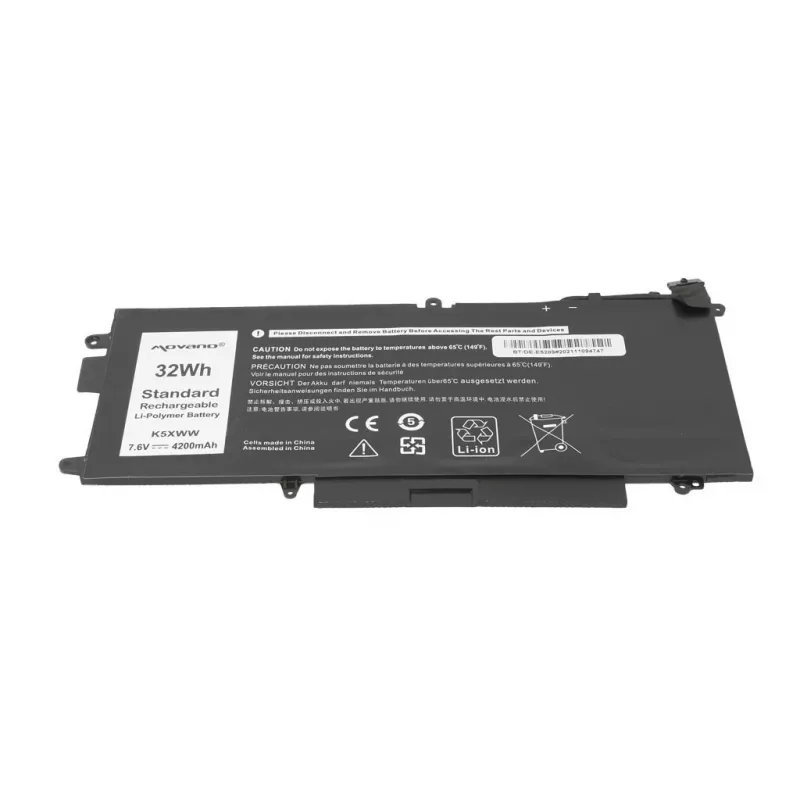 MOVANO Aku K5XWW Dell Latitude 5289 7390 2-in-1 jaoks - 4200 mAh (32 Wh)
