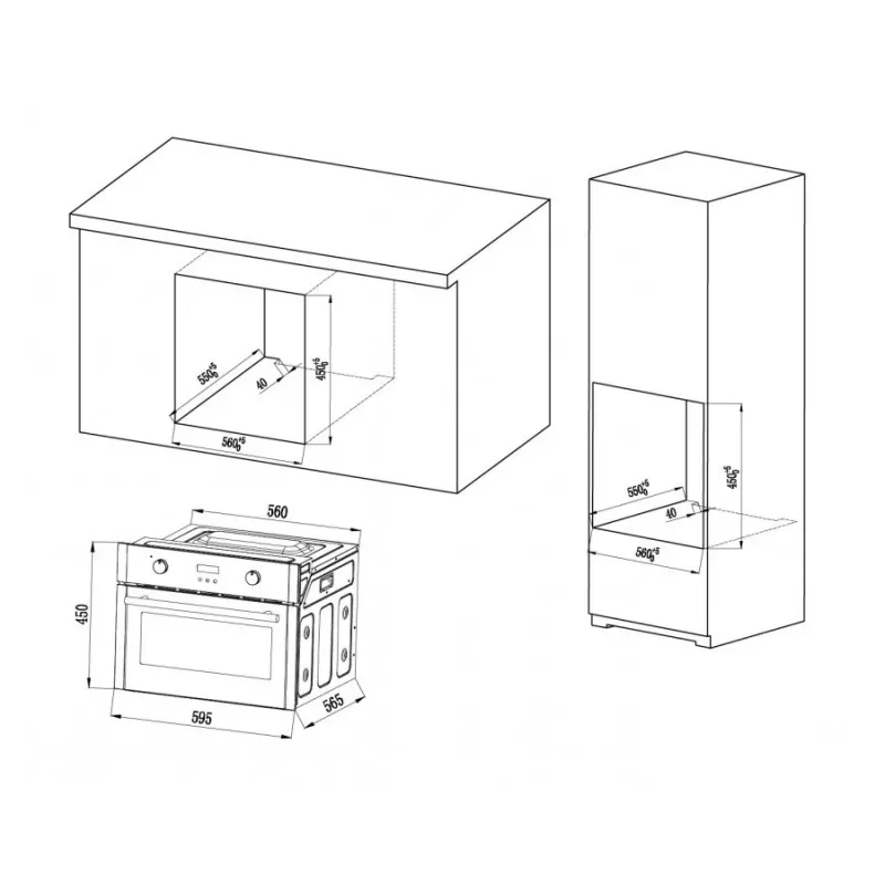 Kompaktahi MPM-63-BOK-24, 24L, 1500W, must