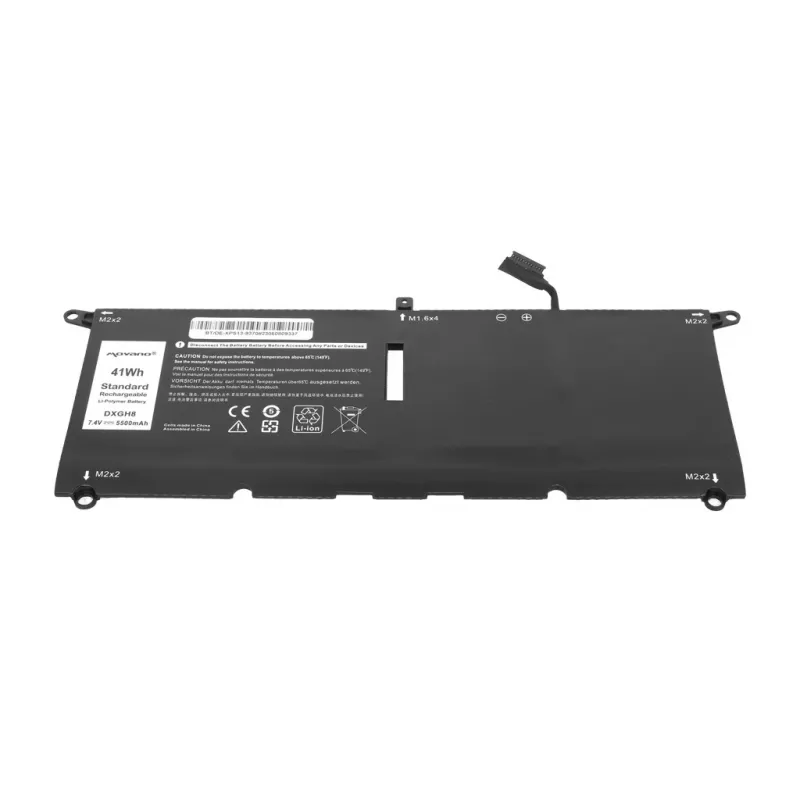 MOVANO Aku DXGH8 G8VCF Dell XPS 13 9370 9380 jaoks - 5500 mAh (41 Wh)
