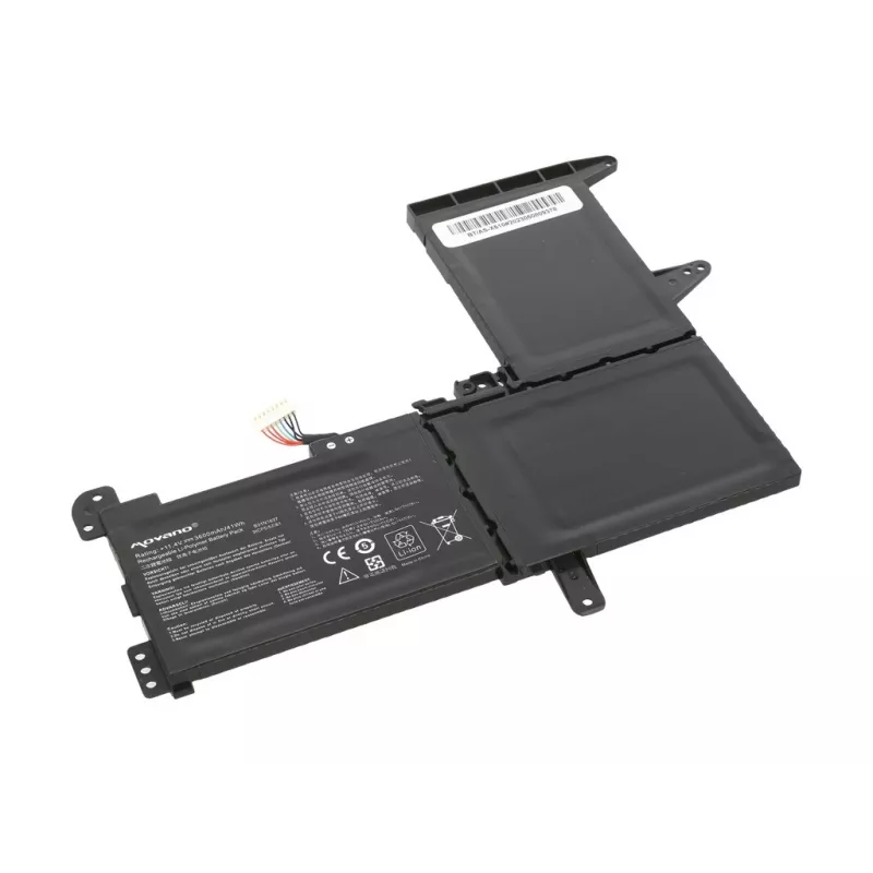 MOVANO Aku B31N1637 Asus VivoBook S15 S510 F510 jaoks - 3600 mAh (41 Wh)