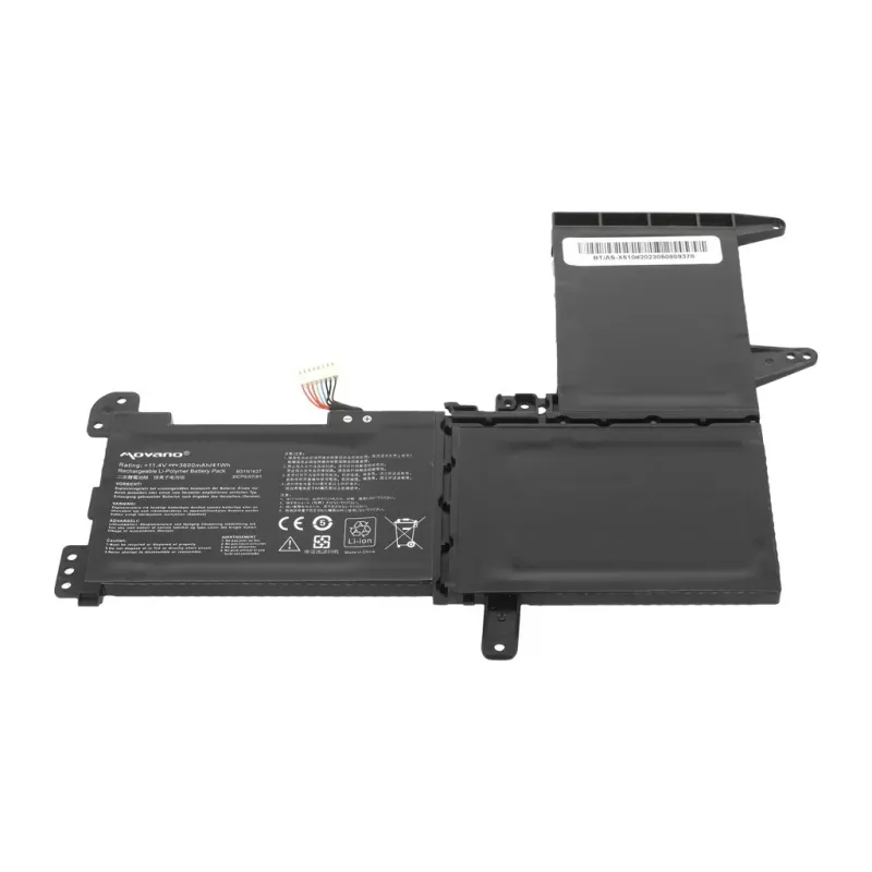 MOVANO Aku B31N1637 Asus VivoBook S15 S510 F510 jaoks - 3600 mAh (41 Wh)