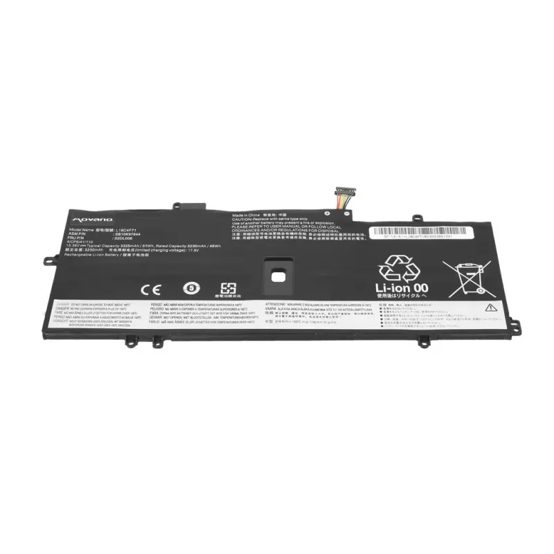 MOVANO Aku Lenovo ThinkPad X1 Yoga 4 5 Carbon 7 8 jaoks - 3325 mAh (51 Wh)