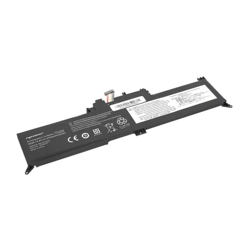 MOVANO Aku 00HW027 01AV434 Lenovo ThinkPad Yoga 260 370 X380 jaoks - 2700 mAh (40 Wh)