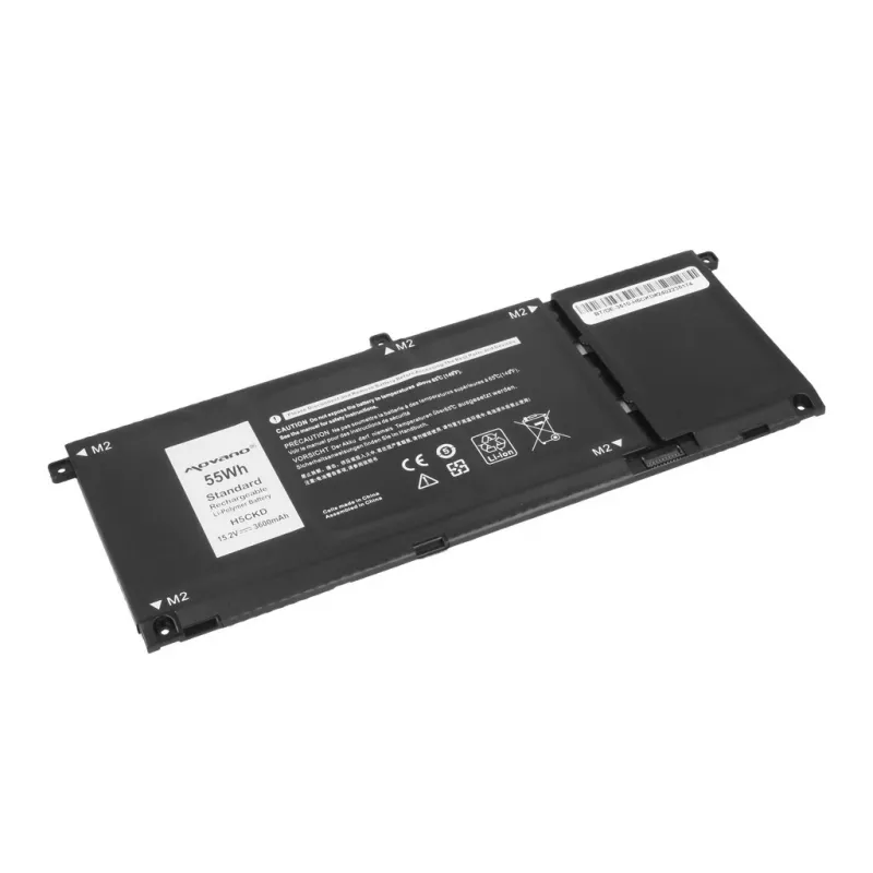 MOVANO Aku H5CKD Dell Inspiron 5400 5401 5402 5406 5501 5508 jaoks - 3600 mAh (55 Wh)
