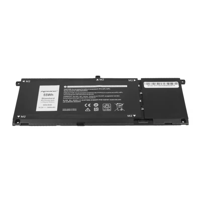 MOVANO Aku H5CKD Dell Inspiron 5400 5401 5402 5406 5501 5508 jaoks - 3600 mAh (55 Wh)