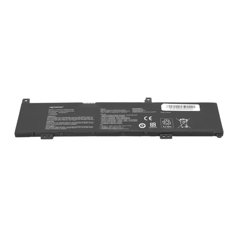MOVANO Aku C31N1636 Asus VivoBook X580 X580VD X580VN N580VN N580VD jaoks - 4100 mAh (47 Wh)