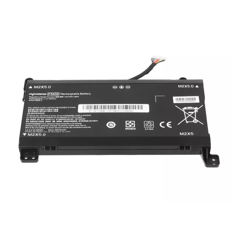 MOVANO Aku FM08 TPN-Q195 HP Omen 17-AN 12-piniline - 5973 mAh (86 Wh)
