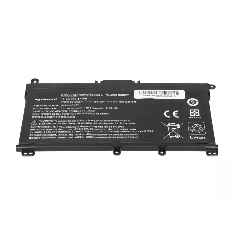 MOVANO Aku HW03XL HP Pavilion 15-EG, 15-EH, 17-CN, 17-CP seeriale - 4150 mAh (47 Wh)