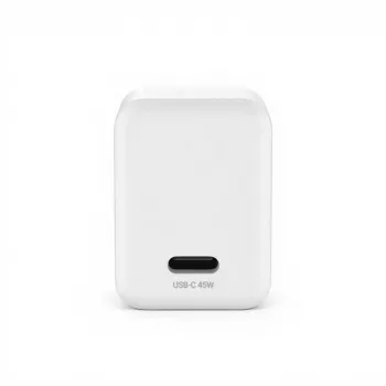 Crong Ultra Compact GaN USB-C 45W PD 3.0 PPS seinelaadija (valge)