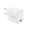 Crong Ultra Compact GaN USB-C 45W PD 3.0 PPS seinelaadija (valge)