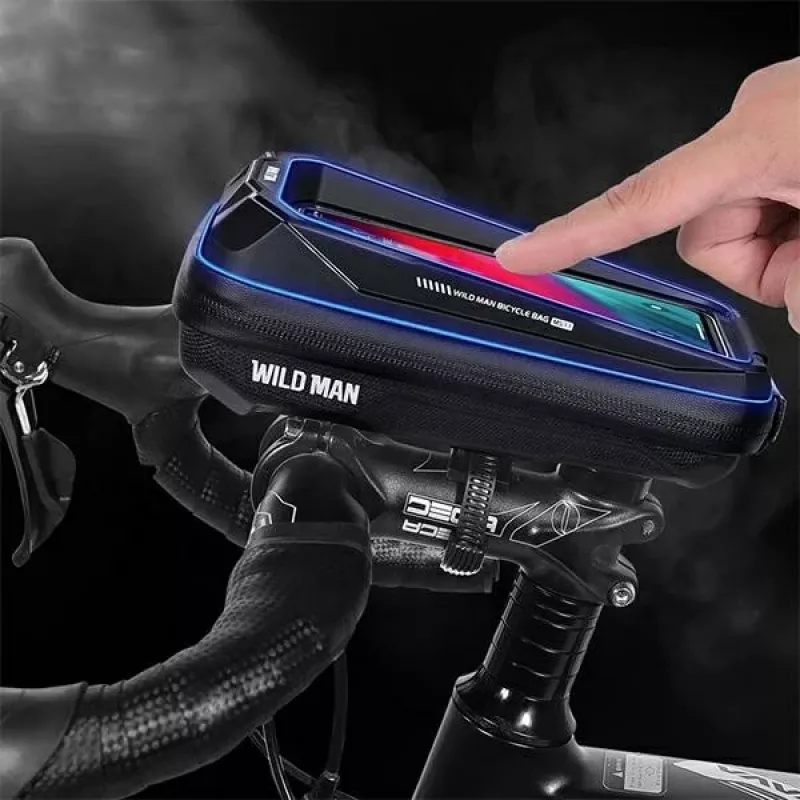 WILDMAN MS33 Jalgratta ülemise toru kott 0.6L Must