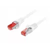 LANBERG Cat.6 S/FTP LSZH Patch Cable 20m White Fluke Passed