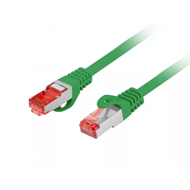 LANBERG Cat.6 S/FTP LSZH Patch Cable 20m Green Fluke Passed