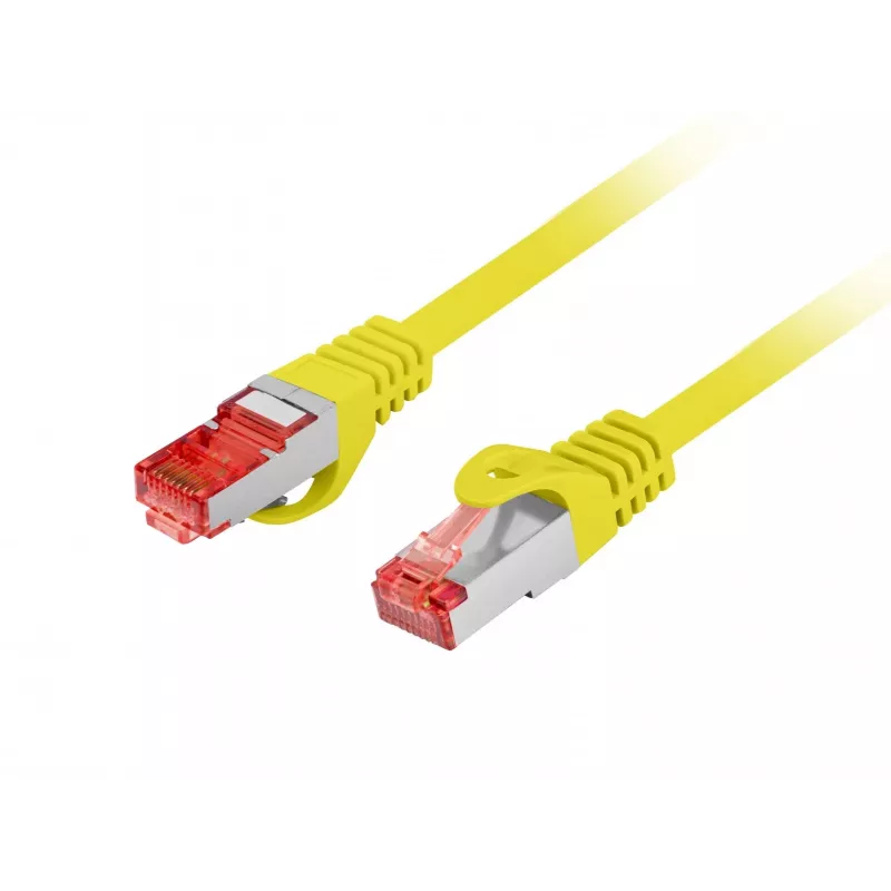 LANBERG Cat.6 S/FTP LSZH Patch Cable 20m Yellow Fluke Passed