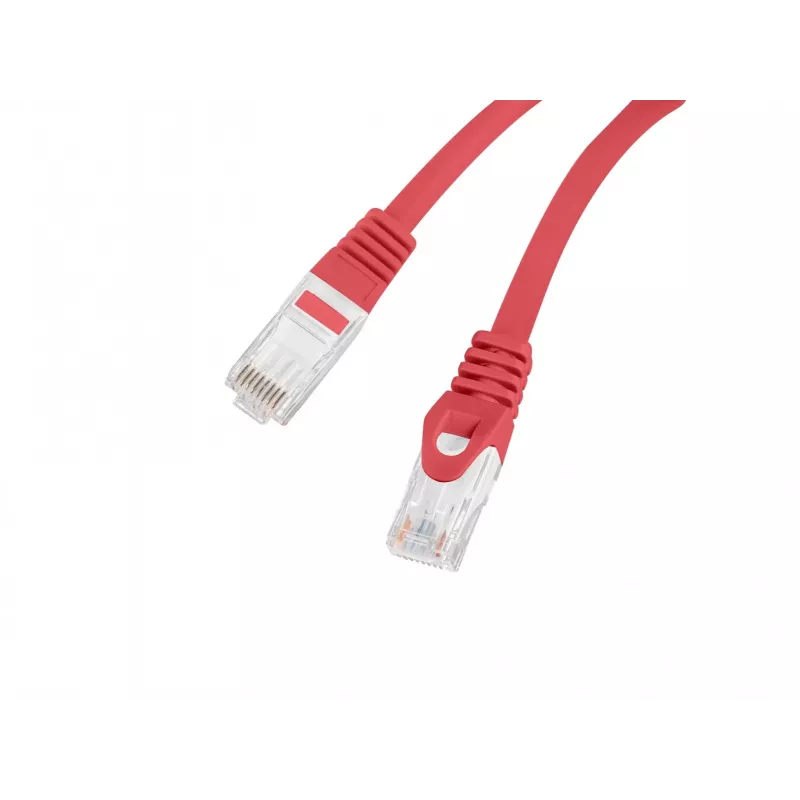 LANBERG Cat.6 UTP LSZH Patch Cable 20m Red Fluke Passed