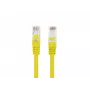 LANBERG Cat.6 UTP LSZH Patch Cable 20m Yellow Fluke Passed