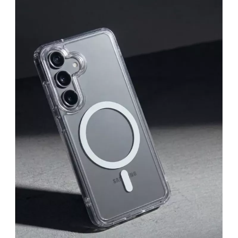 Crong Hybrid Clear Magnetic MagSafe Case Samsung Galaxy A37 / A36 jaoks (Läbipaistev)
