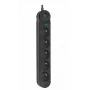 ART F2115 Toiteplokk 5 pistikupesa 16A Must 5m 3x1.5mm2
