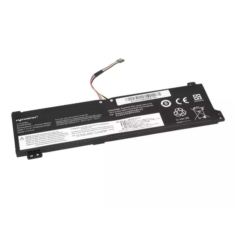 MOVANO Aku L17L2PB3 Lenovo V130-15IGM V330-15IKB V530-14IKB V530-15IKB jaoks - 4750 mAh (37 Wh)