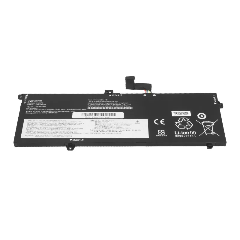 MOVANO Aku L18C6PD1 L18M6PD1 Lenovo ThinkPad X13 X390 X395 jaoks - 4220 mAh (48 Wh)