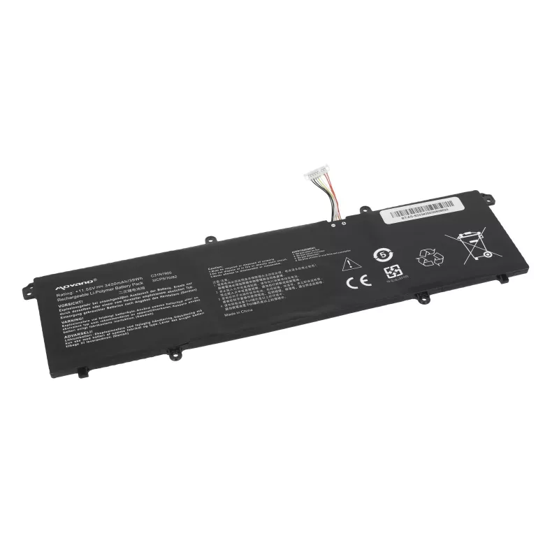 MOVANO Aku C31N1905 ASUS VivoBook S14 M433 S433 S433FL S15 S533 S533EQ jaoks - 3400 mAh (39 Wh)