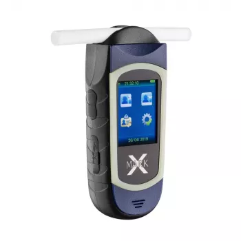 ALCOVISOR Electrochemical Breathalyzer Mark X Blue