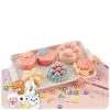 LEAN TOYS Creative Plastic Set Creating Squishy Decorative Desserts Flowers DIY