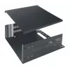Vaddio Middle Atlantic 4U seinakinnitusega riiulikorpus - must - 19 inch