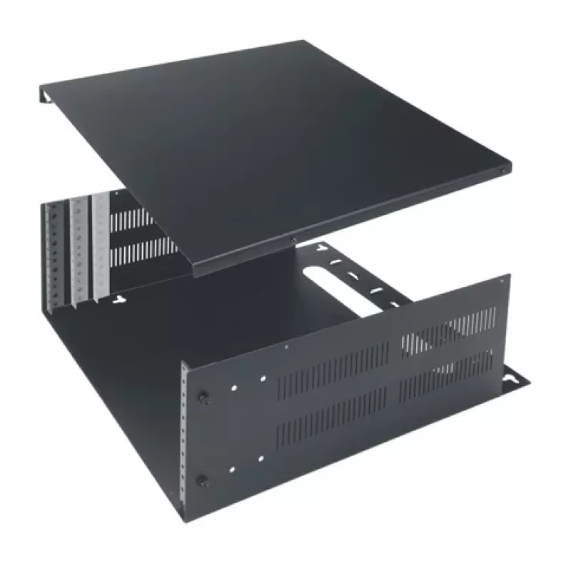 Vaddio Middle Atlantic 4U seinakinnitusega riiulikorpus - must - 19 inch