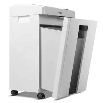 Deli E9952 ristlõikeline paberipurustaja, 10 lehte, 21L, must
