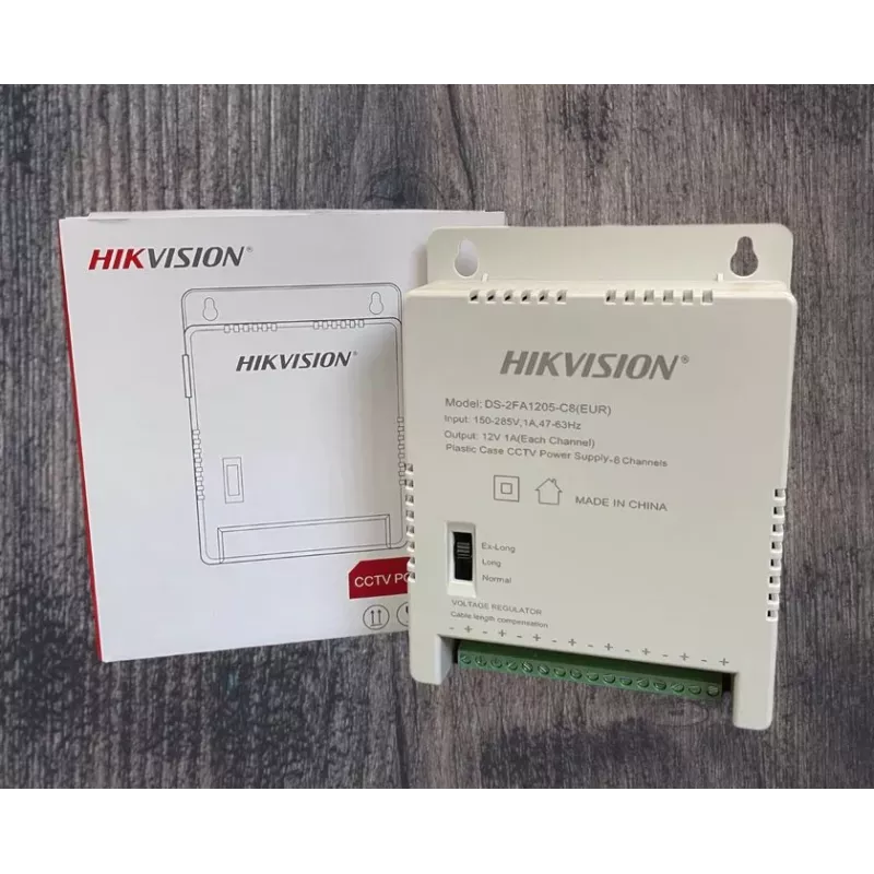Hikvision DS-2FA1205-C8 Mitmekanaliline SMPS 12V 5A 60W toiteplokk