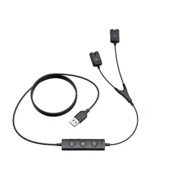 Yealink USB/QD treeningkaabel YHS-seeria jaoks (USB-QD) - must