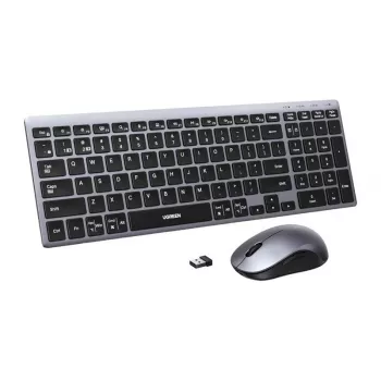 UGREEN MK552 Traadita klaviatuuri ja hiire komplekt - must